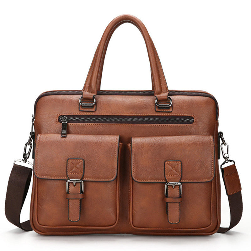 Zipper Men Briefcases Bags